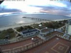 Archiv Foto Webcam Usedom: Ostseeblick an der Seebrücke Bansin 19:00