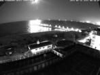 Archiv Foto Webcam Usedom: Ostseeblick an der Seebrücke Bansin 23:00