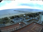 Archiv Foto Webcam Usedom: Ostseeblick an der Seebrücke Bansin 05:00