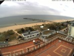 Archiv Foto Webcam Usedom: Ostseeblick an der Seebrücke Bansin 08:00