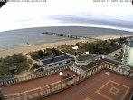 Archiv Foto Webcam Usedom: Ostseeblick an der Seebrücke Bansin 08:00