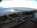 Archiv Foto Webcam Usedom: Ostseeblick an der Seebrücke Bansin 17:00