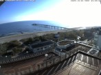 Archiv Foto Webcam Usedom: Ostseeblick an der Seebrücke Bansin 08:00