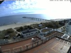 Archiv Foto Webcam Usedom: Ostseeblick an der Seebrücke Bansin 09:00