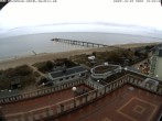 Archiv Foto Webcam Usedom: Ostseeblick an der Seebrücke Bansin 17:00