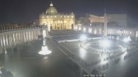 Archived image Webcam St. Peter&#39;s Square - Piazza San Pietro in the Vatican City 01:00