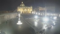 Archived image Webcam St. Peter&#39;s Square - Piazza San Pietro in the Vatican City 03:00