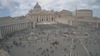 Archived image Webcam St. Peter&#39;s Square - Piazza San Pietro in the Vatican City 11:00