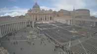Archiv Foto Webcam Petersplatz und Petersdom, Vatikanstadt - Piazza San Pietro 11:00