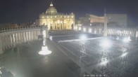 Archiv Foto Webcam Petersplatz und Petersdom, Vatikanstadt - Piazza San Pietro 02:00