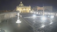 Archived image Webcam St. Peter&#39;s Square - Piazza San Pietro in the Vatican City 22:00
