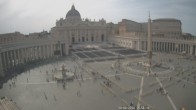 Archiv Foto Webcam Petersplatz und Petersdom, Vatikanstadt - Piazza San Pietro 15:00