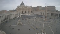 Archiv Foto Webcam Petersplatz und Petersdom, Vatikanstadt - Piazza San Pietro 09:00