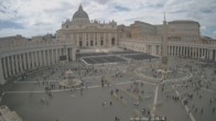 Archived image Webcam St. Peter&#39;s Square - Piazza San Pietro in the Vatican City 13:00