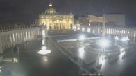 Archived image Webcam St. Peter&#39;s Square - Piazza San Pietro in the Vatican City 20:00