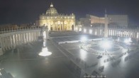 Archiv Foto Webcam Petersplatz und Petersdom, Vatikanstadt - Piazza San Pietro 00:00