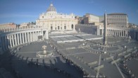Archived image Webcam St. Peter&#39;s Square - Piazza San Pietro in the Vatican City 07:00