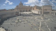 Archiv Foto Webcam Petersplatz und Petersdom, Vatikanstadt - Piazza San Pietro 13:00