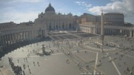Archiv Foto Webcam Petersplatz und Petersdom, Vatikanstadt - Piazza San Pietro 15:00