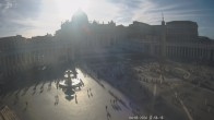 Archiv Foto Webcam Petersplatz und Petersdom, Vatikanstadt - Piazza San Pietro 17:00