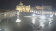 Archiv Foto Webcam Petersplatz und Petersdom, Vatikanstadt - Piazza San Pietro 01:00