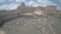 Archived image Webcam St. Peter&#39;s Square - Piazza San Pietro in the Vatican City 13:00