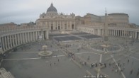 Archiv Foto Webcam Petersplatz und Petersdom, Vatikanstadt - Piazza San Pietro 17:00