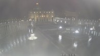 Archiv Foto Webcam Petersplatz und Petersdom, Vatikanstadt - Piazza San Pietro 21:00
