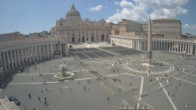 Archiv Foto Webcam Petersplatz und Petersdom, Vatikanstadt - Piazza San Pietro 14:00