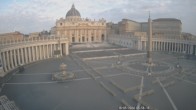 Archiv Foto Webcam Petersplatz und Petersdom, Vatikanstadt - Piazza San Pietro 05:00