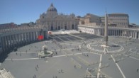 Archived image Webcam St. Peter&#39;s Square - Piazza San Pietro in the Vatican City 08:00