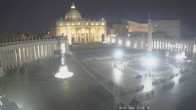 Archived image Webcam St. Peter&#39;s Square - Piazza San Pietro in the Vatican City 23:00