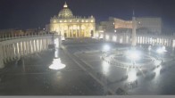 Archived image Webcam St. Peter&#39;s Square - Piazza San Pietro in the Vatican City 23:00