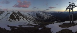 Archiv Foto Webcam Panoramablick Tscheyeck 19:00