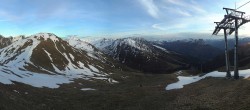 Archiv Foto Webcam Panoramablick Tscheyeck 19:00