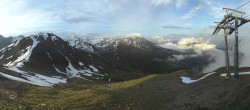 Archiv Foto Webcam Panoramablick Tscheyeck 05:00