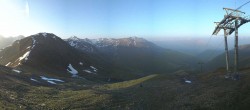 Archiv Foto Webcam Panoramablick Tscheyeck 05:00