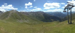 Archiv Foto Webcam Panoramablick Tscheyeck 13:00