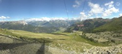 Archiv Foto Webcam Zirmbahn Nauders 09:00
