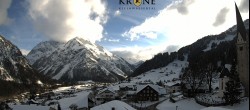 Archived image Webcam Mittelberg - Hotel &#34;Alte Krone&#34; 17:00