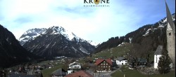 Archived image Webcam Mittelberg - Hotel &#34;Alte Krone&#34; 07:00