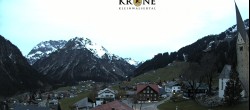 Archived image Webcam Mittelberg - Hotel &#34;Alte Krone&#34; 19:00