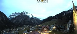 Archived image Webcam Mittelberg - Hotel &#34;Alte Krone&#34; 21:00
