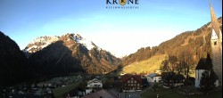 Archived image Webcam Mittelberg - Hotel &#34;Alte Krone&#34; 06:00