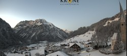 Archived image Webcam Mittelberg - Hotel &#34;Alte Krone&#34; 06:00