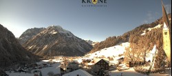 Archived image Webcam Mittelberg - Hotel &#34;Alte Krone&#34; 09:00