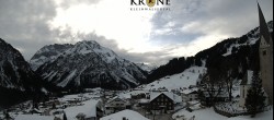 Archived image Webcam Mittelberg - Hotel &#34;Alte Krone&#34; 11:00