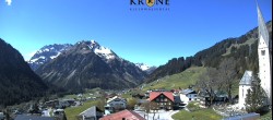 Archived image Webcam Mittelberg - Hotel &#34;Alte Krone&#34; 09:00