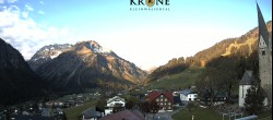 Archived image Webcam Mittelberg - Hotel &#34;Alte Krone&#34; 06:00