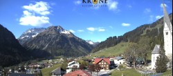 Archived image Webcam Mittelberg - Hotel &#34;Alte Krone&#34; 07:00